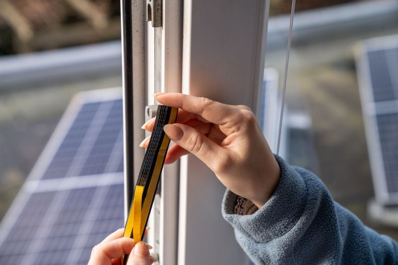 Close-up of Window Frame and Seal